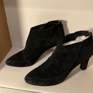 Cole Haan black suede bootie. Size 8 1/2
